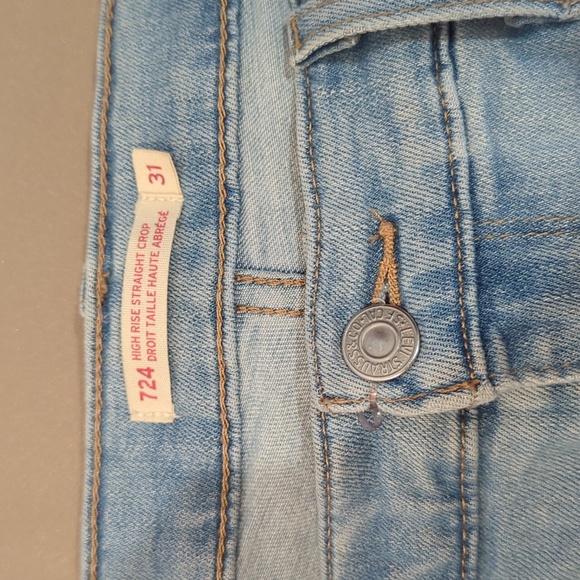 High Rise Skinny Jeans Levi's Distressed size 31 - Picture 2 of 6